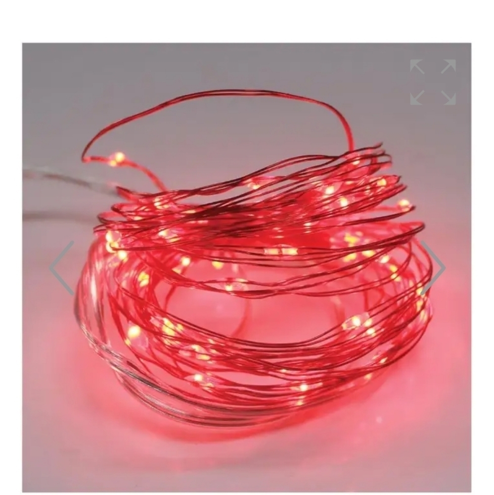 🔥3/$15🔥 Red LED String Lights , Timer Control - Picture 4 of 4
